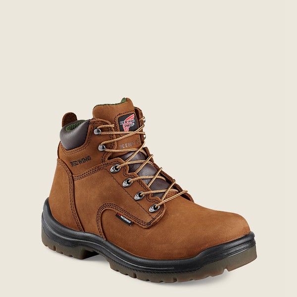 Red Wing Safety Boots King Toe® - 6-Inch Waterproof Toe - Brune - Herre 5817-XQIDW